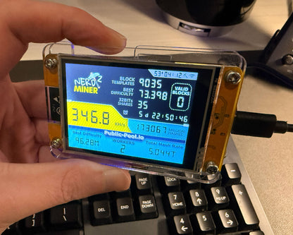 NerdMiner V2 – Bitcoin Solo Miner with LCD Screen