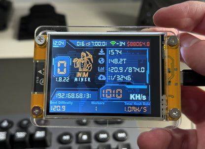 NMminer – Bitcoin Solo Miner with LCD Screen