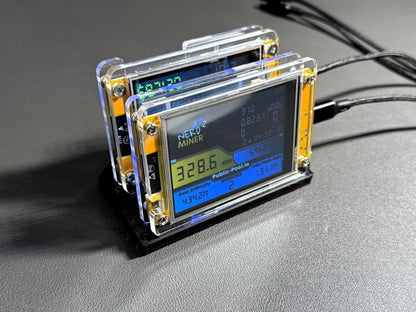 2-Slot Cradle Stand for NerdMiner & NMminer Bitcoin Solo Mining Devices