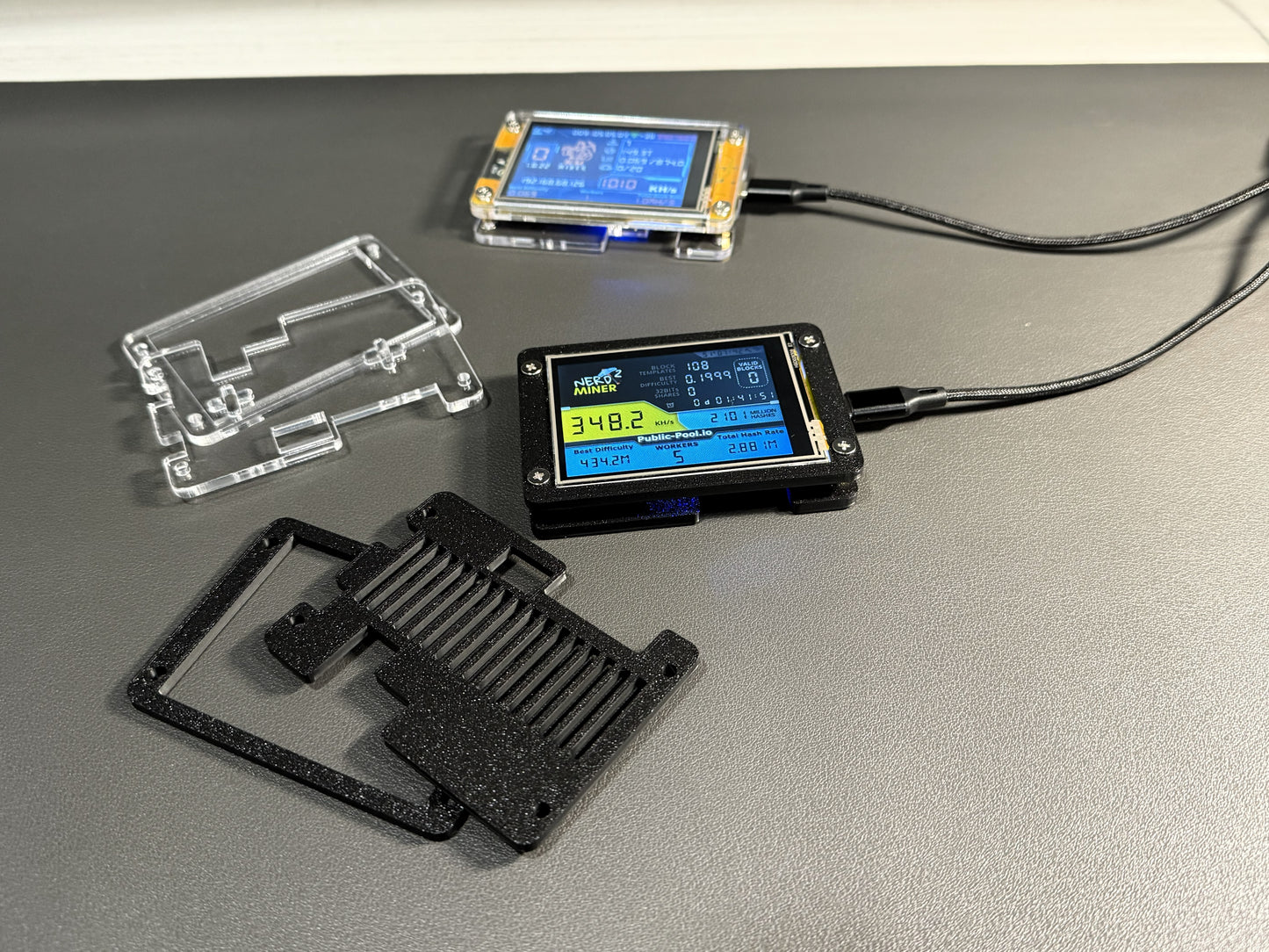 Shell for NerdMiner V2 / NMminer – 2-Pack Frame Housing Cover Set