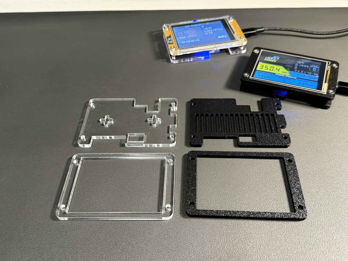 Shell for NerdMiner V2 / NMminer – 2-Pack Frame Housing Cover Set