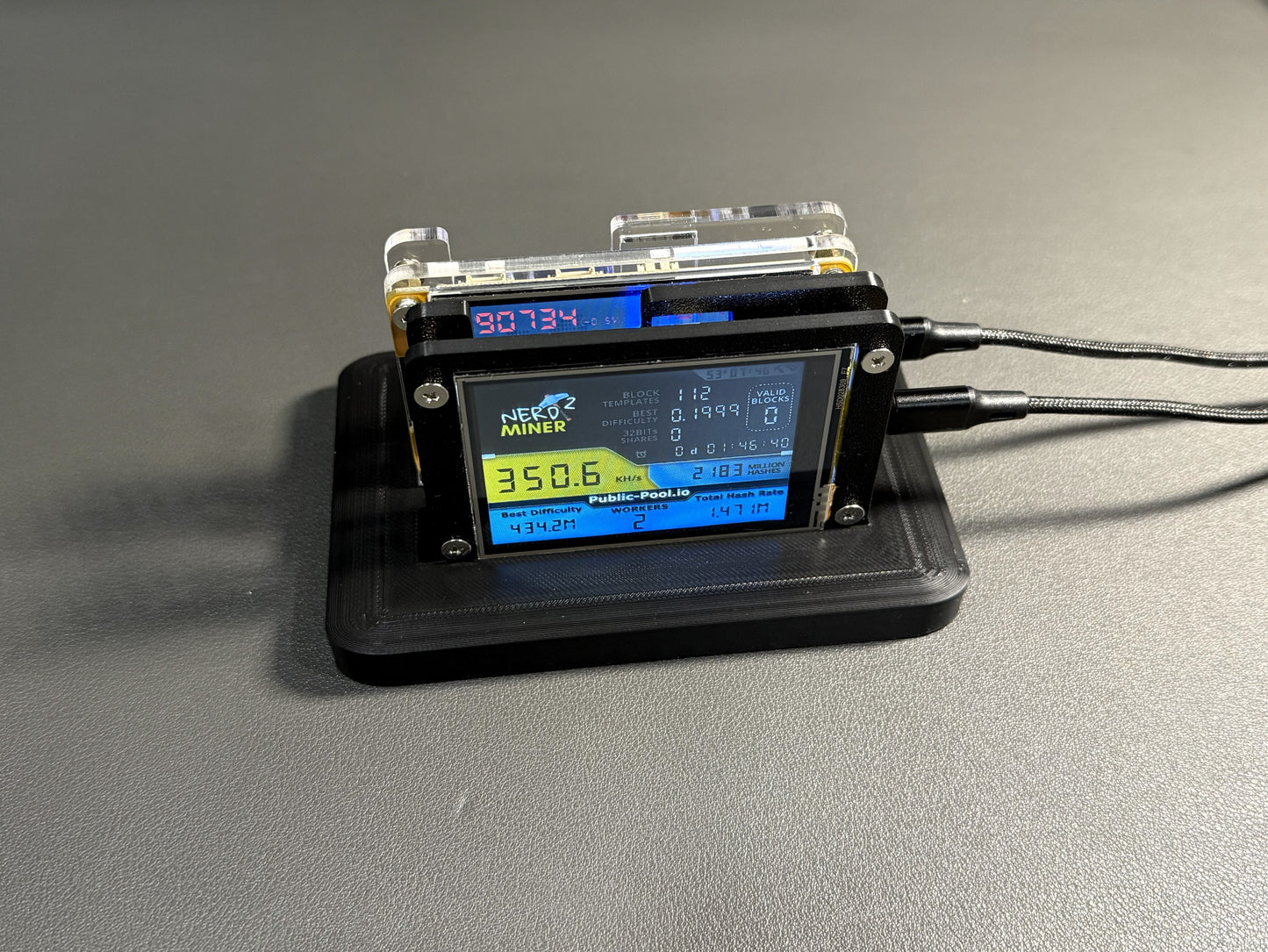 Shell for NerdMiner V2 / NMminer – 2-Pack Frame Housing Cover Set