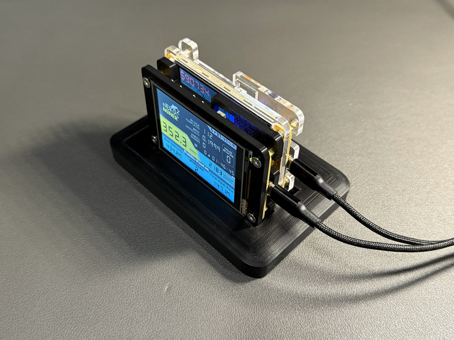 Shell for NerdMiner V2 / NMminer – 2-Pack Frame Housing Cover Set