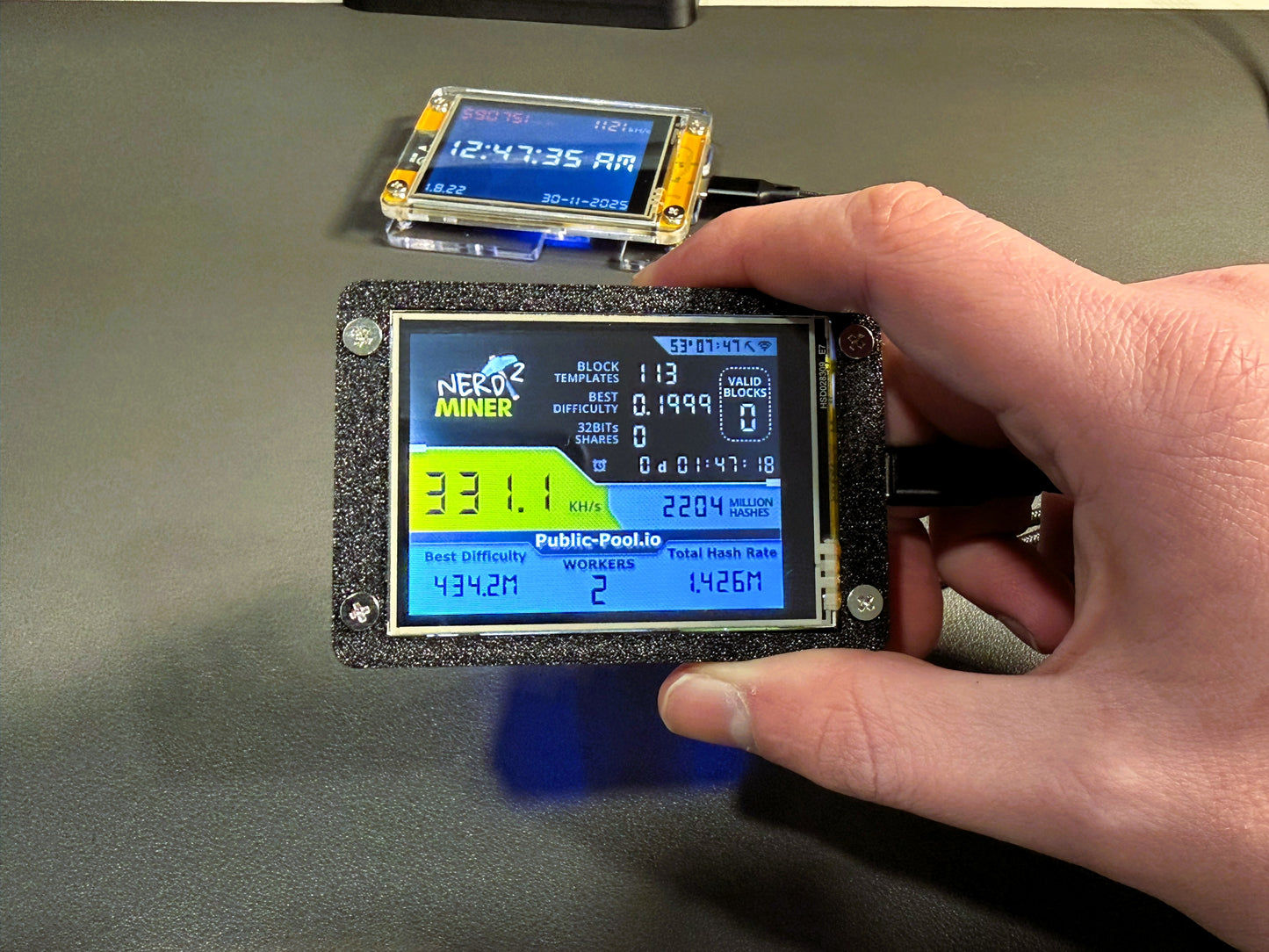 Shell for NerdMiner V2 / NMminer – 2-Pack Frame Housing Cover Set