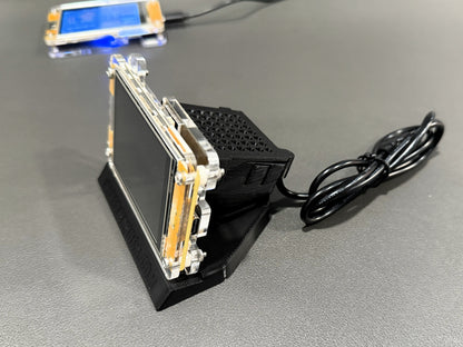 Cooling Stand for NerdMiner V2 & NMminer – 40mm USB Fan Included – Lower Temps