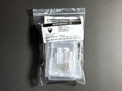 8x Bundle – NerdMiner V2 Bitcoin Solo Mining Kit | Includes Cradle Stand