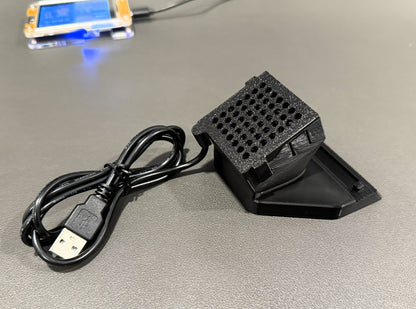 Cooling Stand for NerdMiner V2 & NMminer – 40mm USB Fan Included – Lower Temps