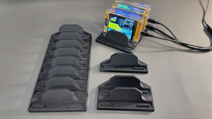 8-Slot Cradle Stand for NerdMiner & NMminer Bitcoin Solo Mining Devices